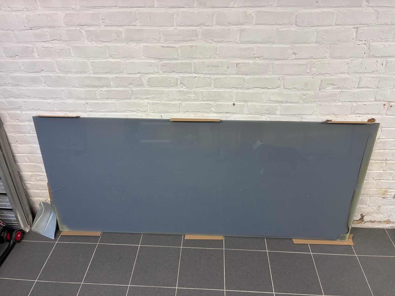 Tafelblad glas gratis, Ophalen, Gebruikt, Rechthoekig, Overige materialen