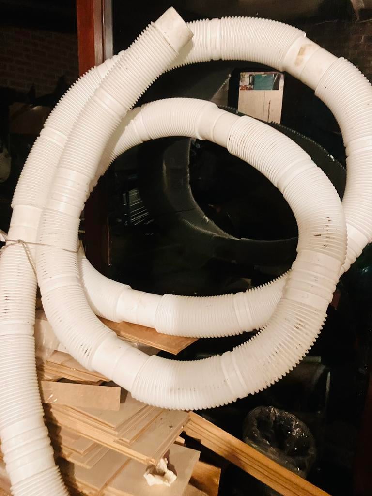 Witte pvc buis 4m50 op diameter 80, Ophalen, PVC