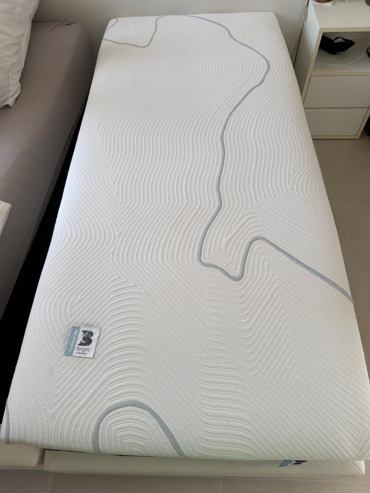Pocketveer matras, Ophalen, 90 cm, Eenpersoons, Zo goed als nieuw
