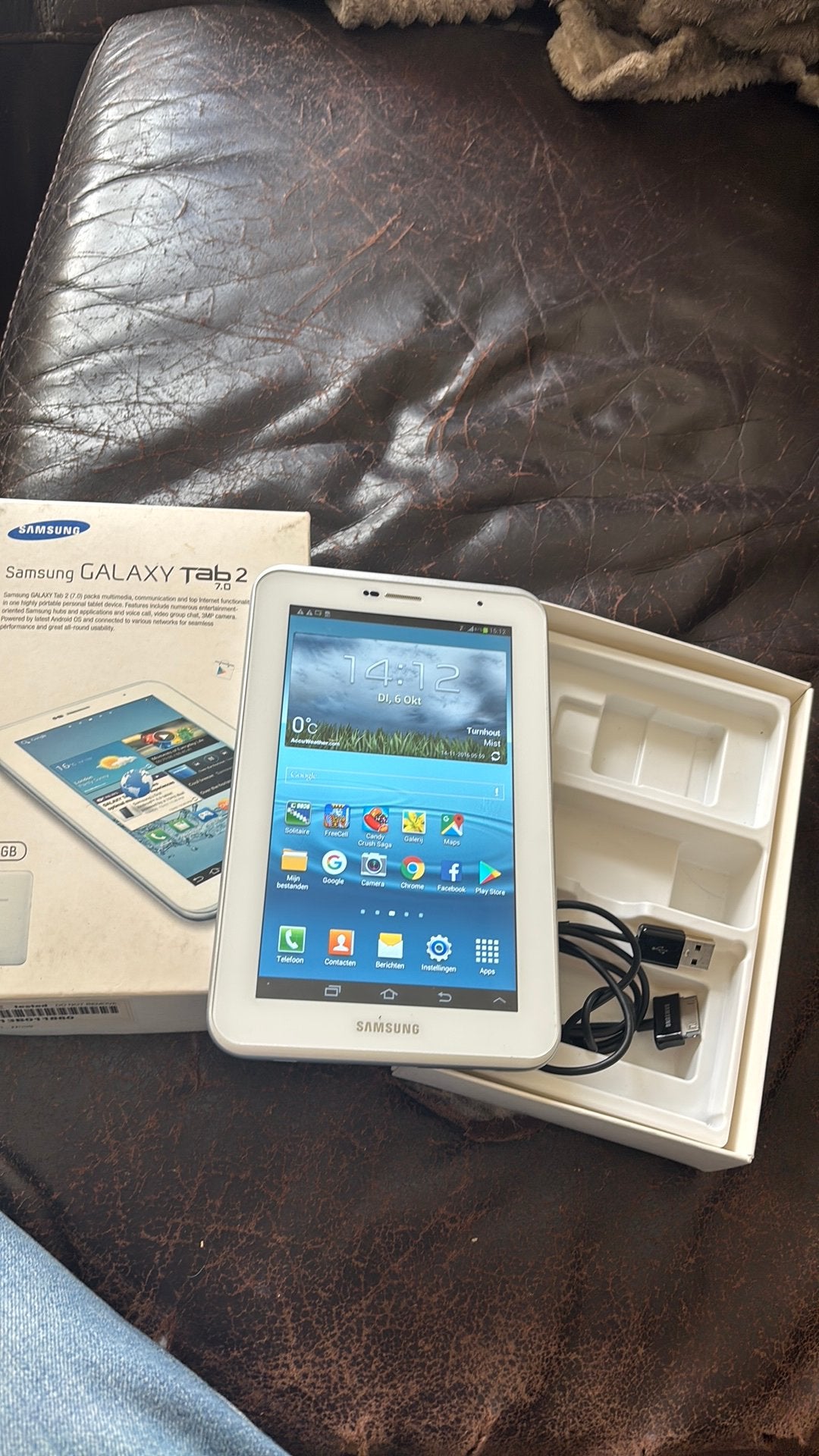 Samsung Galaxy Tab2 tablet nauwelijks gebruikt, 8 pouces, Comme neuf, Enlèvement, Mémoire extensible