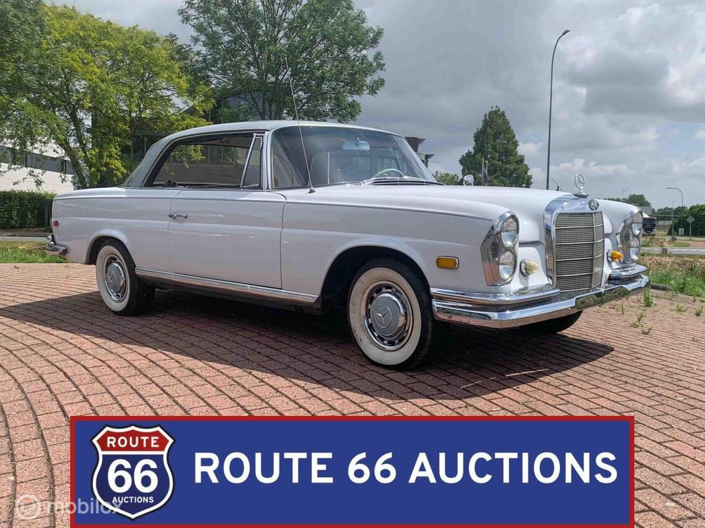 Mercedes-Benz 220 SE Coupe | 1963 | Route 66 Auctions, Zwart, Mercedes-Benz, Bedrijf, Handgeschakeld