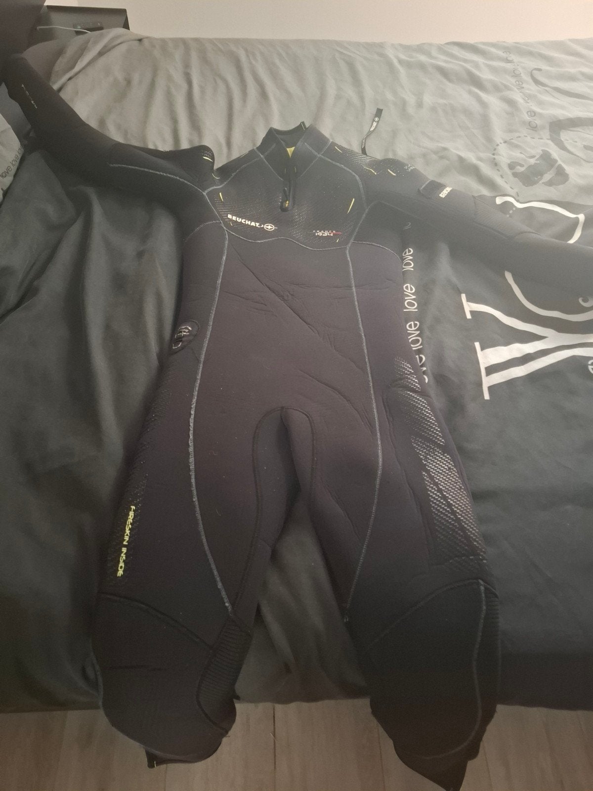 wetsuit 7mm beuchat, Watersport en Boten, Duiken, Ophalen, Gebruikt, Duikpak