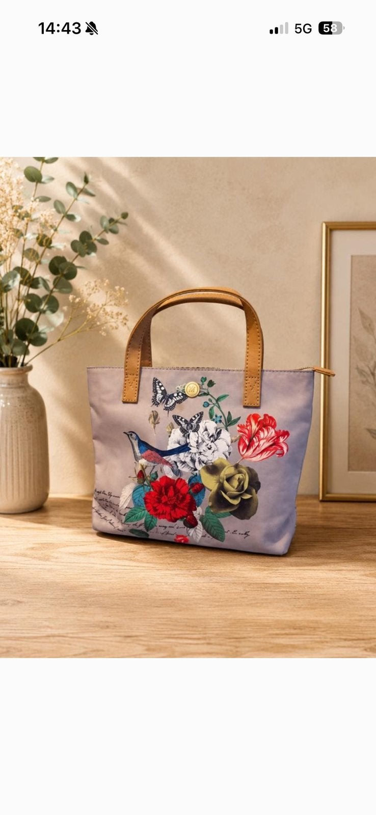 Mooie Oilily handtas 24cm breed en 22cm hoog, Ophalen, Zo goed als nieuw, Handtas