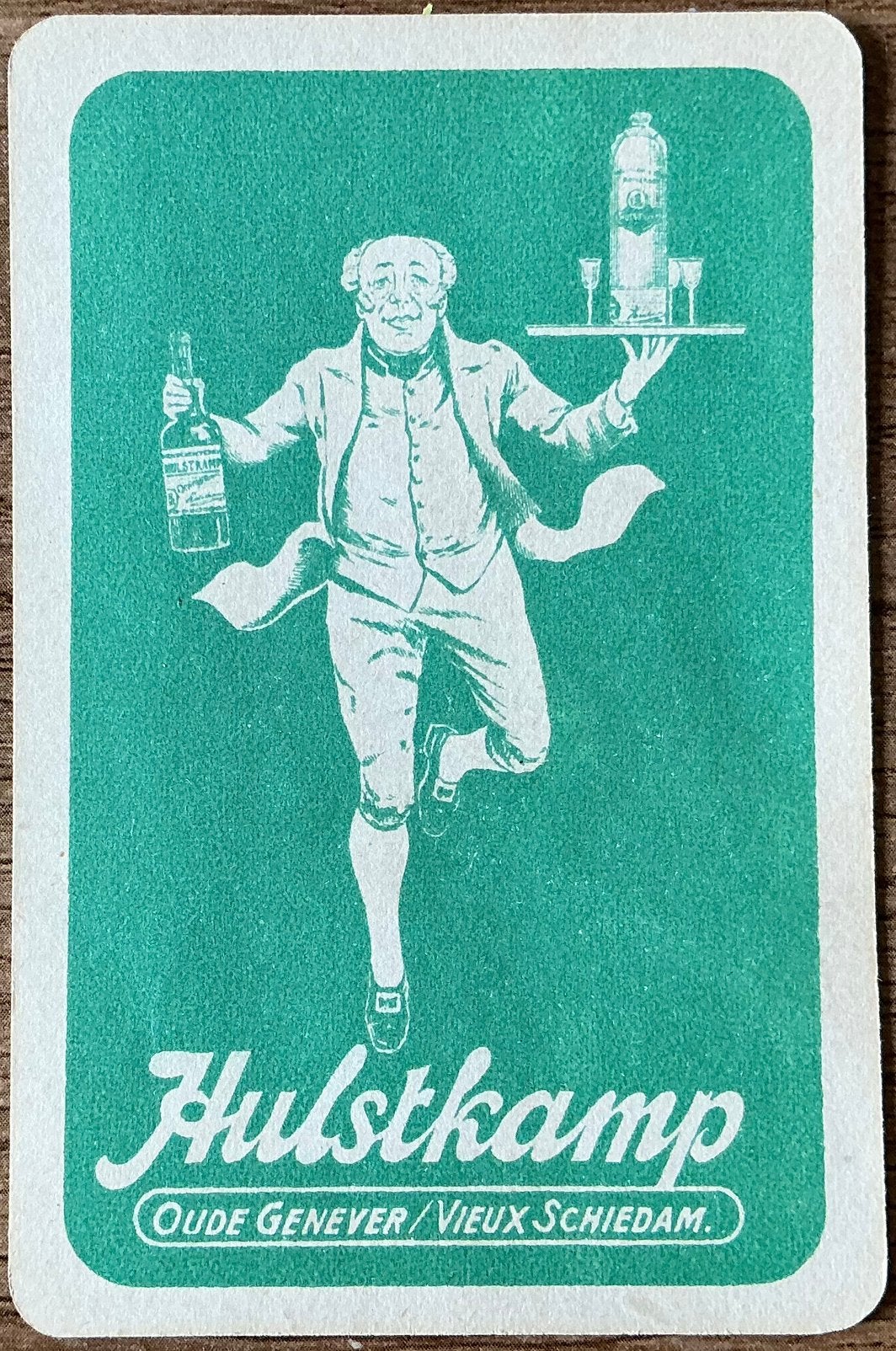 Splk HULSTKAMP OUDE GENEVER, Ophalen of Verzenden, Zo goed als nieuw, Speelkaart(en)