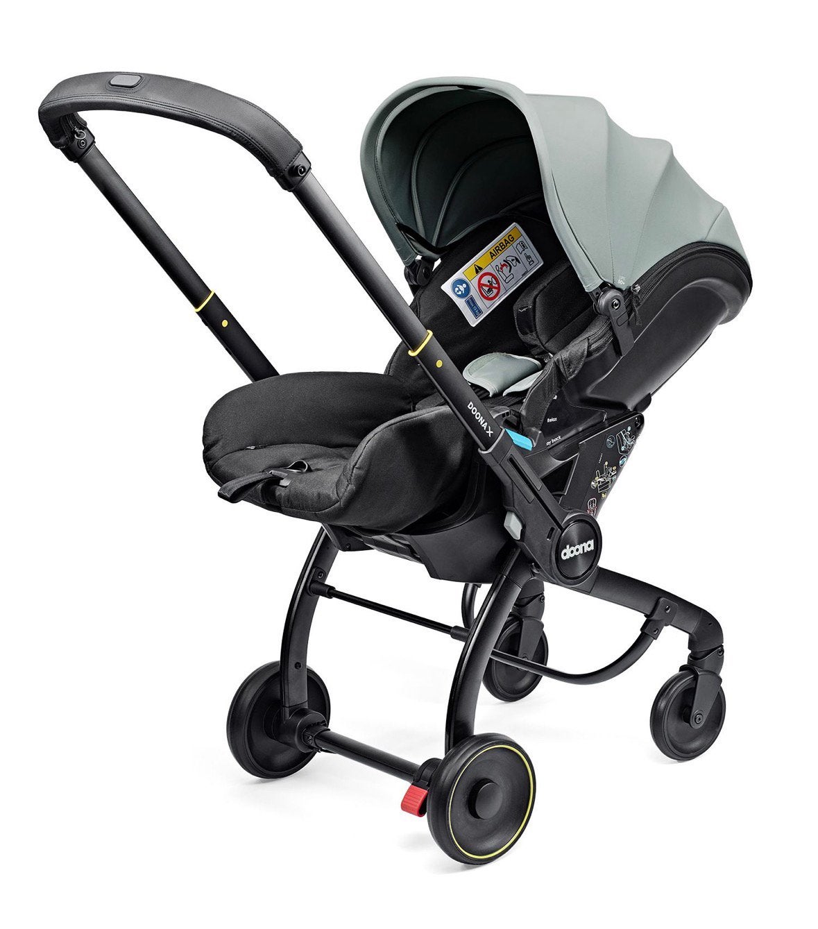Doona x met isofix, Ophalen, Zo goed als nieuw, Regenhoes