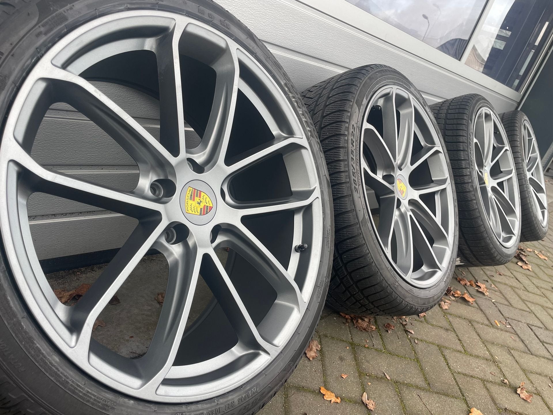 22" Porsche Cayenne S 9Y E-Hybrid GT Coupe velgen winterband, -, 285 mm, -, Banden en Velgen