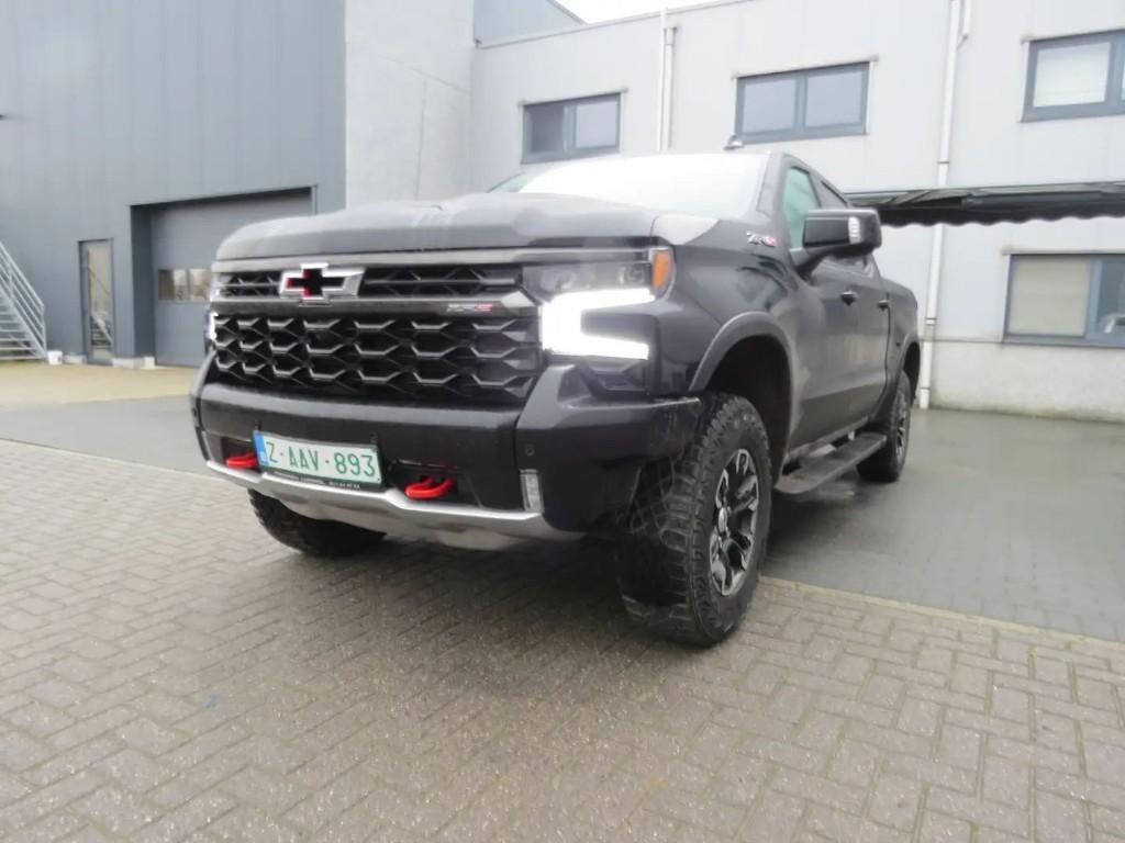 Chevrolet Silverado ZR2 Crew Cab, Auto's, Automaat, 4 deurs, Zwart, Leder