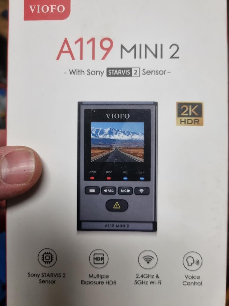 Dashcam viofo A119 mini 2, Ophalen