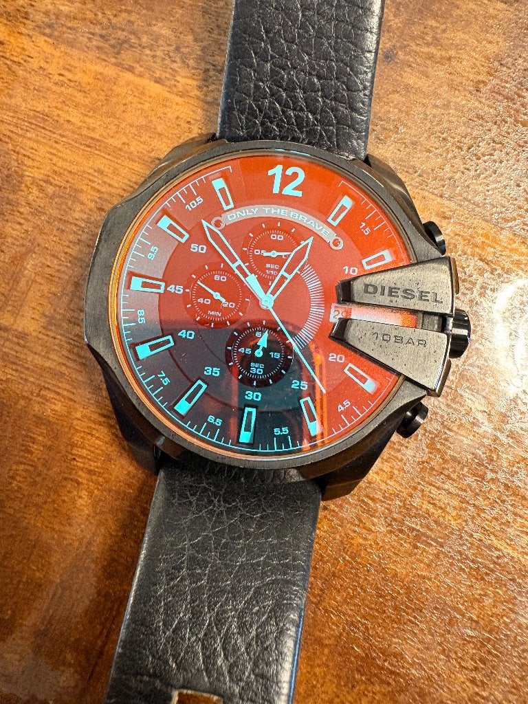 Montre homme diesel, Enlèvement ou Envoi, Cuir