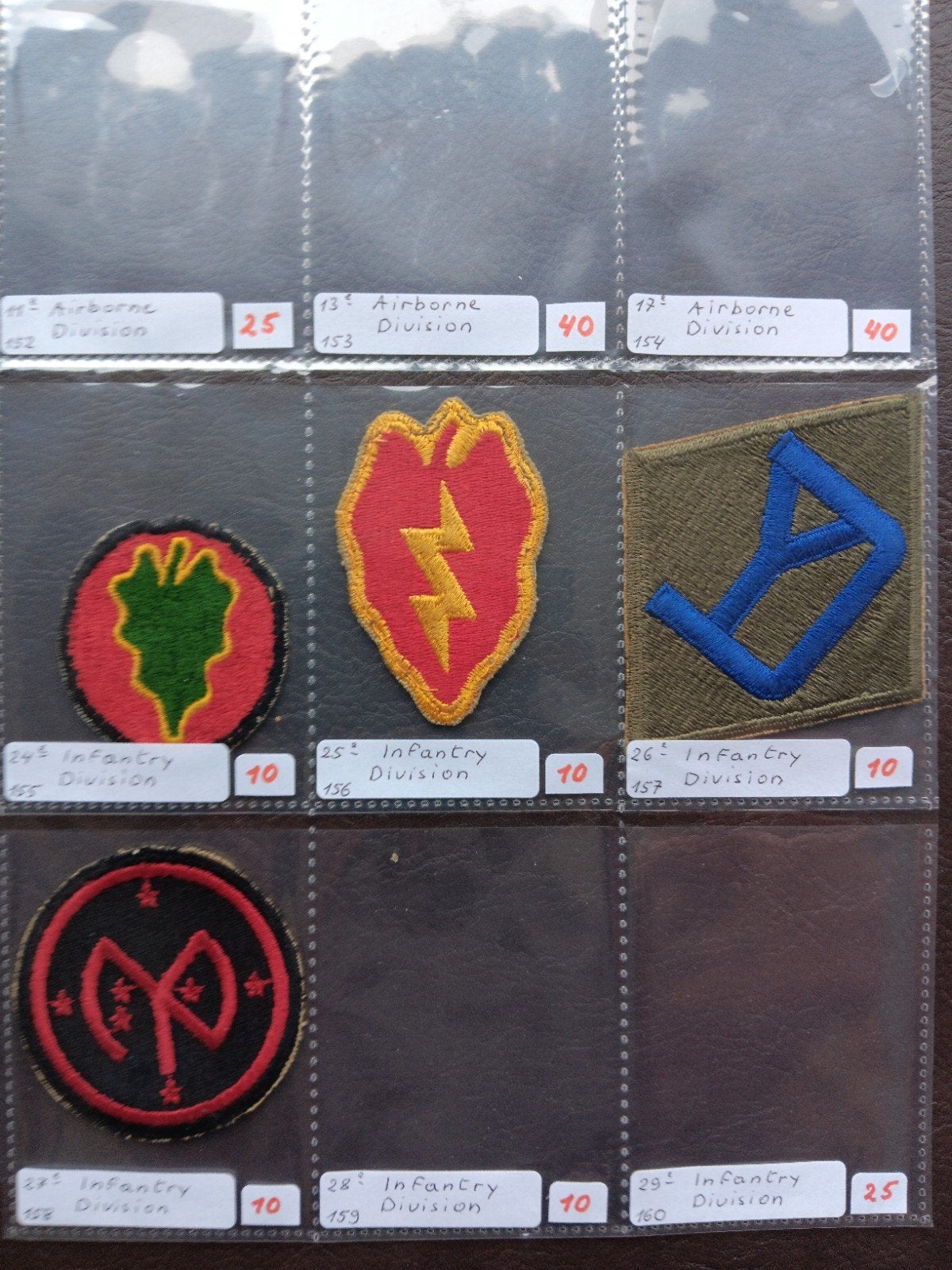 Us ww2 patches, Ophalen of Verzenden