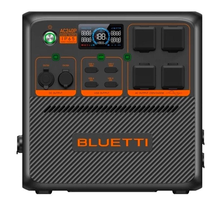 Bluetti AC240P - 2400 W 1843 Wh (IP65), Enlèvement, Comme neuf