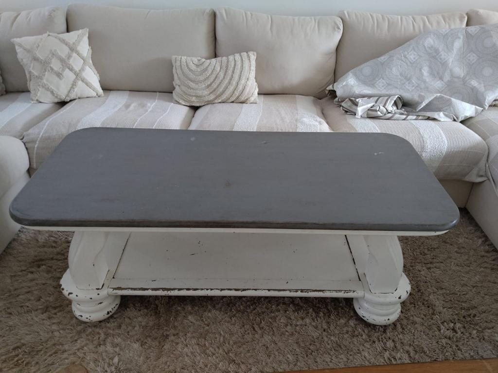 Eiken salontafel, Ophalen