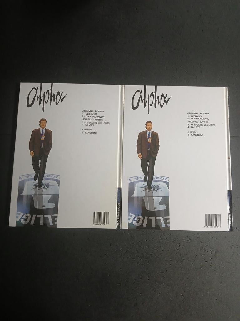 Bd alpha 1 et 2, Livres, Enlèvement ou Envoi