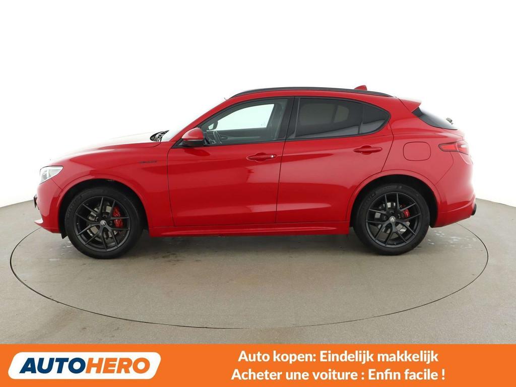 Alfa Romeo Stelvio 2.0 Turbo Veloce Q4 (bj 2022, automaat), Auto's, Automaat, Euro 6, Adaptive Cruise Control, https://public.car-pass.be/vhr/5889f7f4-e350-4913-aaba-7299f3bf88c4