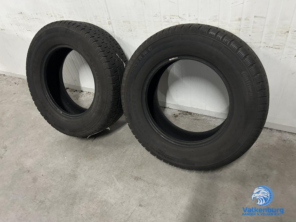 5mm! Allseasonbanden 235/65R16C Continental Vanco 4 Seasons, Auto-onderdelen, Gebruikt, -, Ophalen of Verzenden, 235 mm