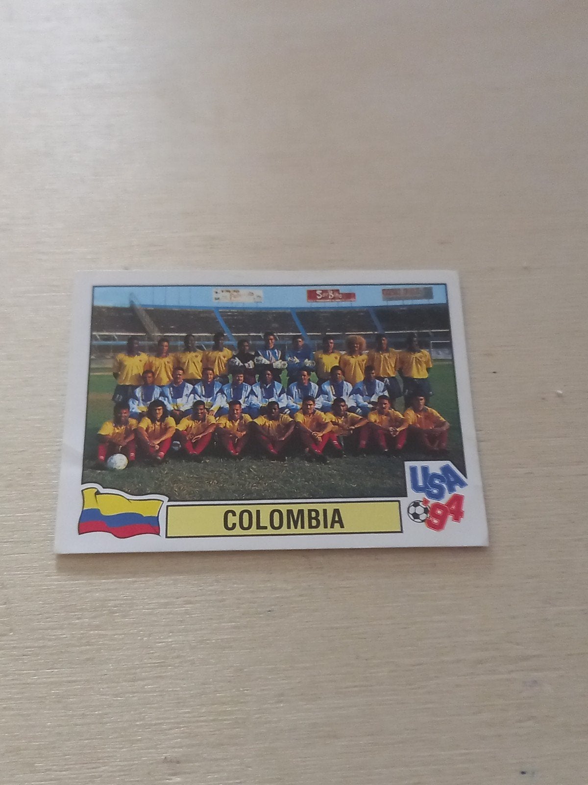Panini WK 1994 - Nr. 48 - Team Colombia, Ophalen of Verzenden, Sticker