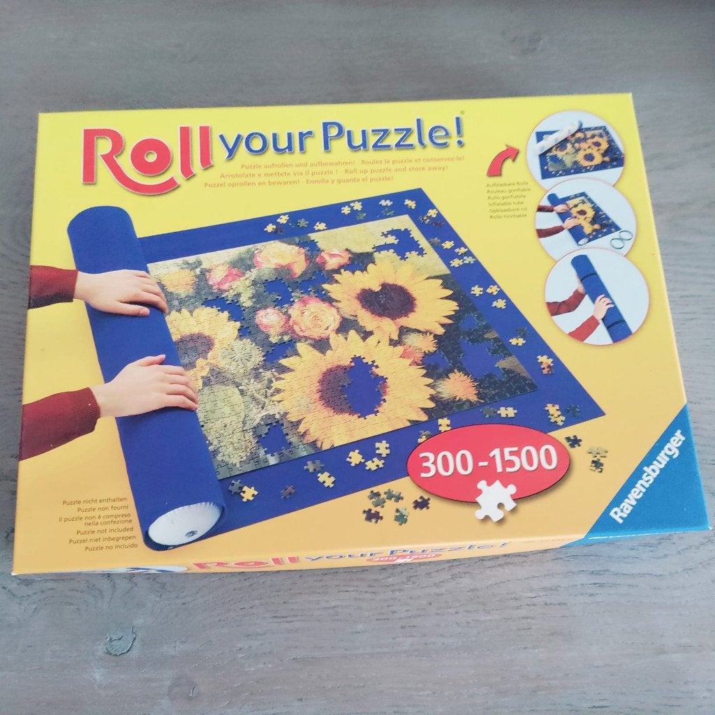 Roll your puzzle - puzzelmat, Ophalen of Verzenden, 500 t/m 1500 stukjes, Zo goed als nieuw, Legpuzzel
