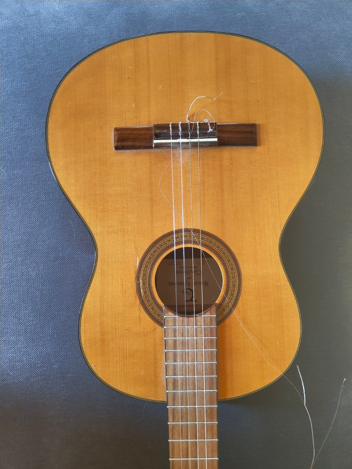 guitare 4/4 Manuel Rodriguez avec housse, Enlèvement, Utilisé, Guitare classique ou espagnole