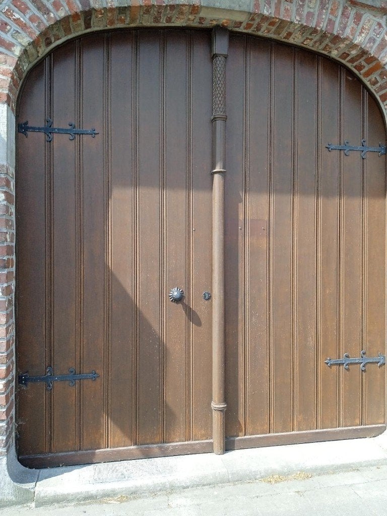 Double grande porte avec bâti, Enlèvement, Utilisé
