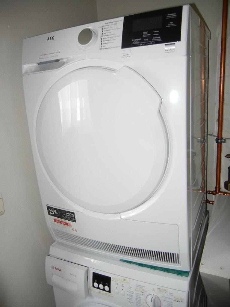 droogkast aeg condensdroger, Elektronische apparatuur, Ophalen, Anti-kreukfase, Zo goed als nieuw, Voorlader