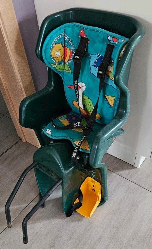 Fietszitje kettler, Ophalen