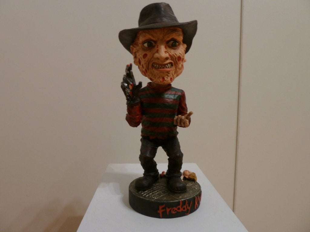 Headknockers Freddy Krueger, Verzamelen, Film en Tv, Ophalen of Verzenden, Zo goed als nieuw, Film, Beeldje, Replica of Model