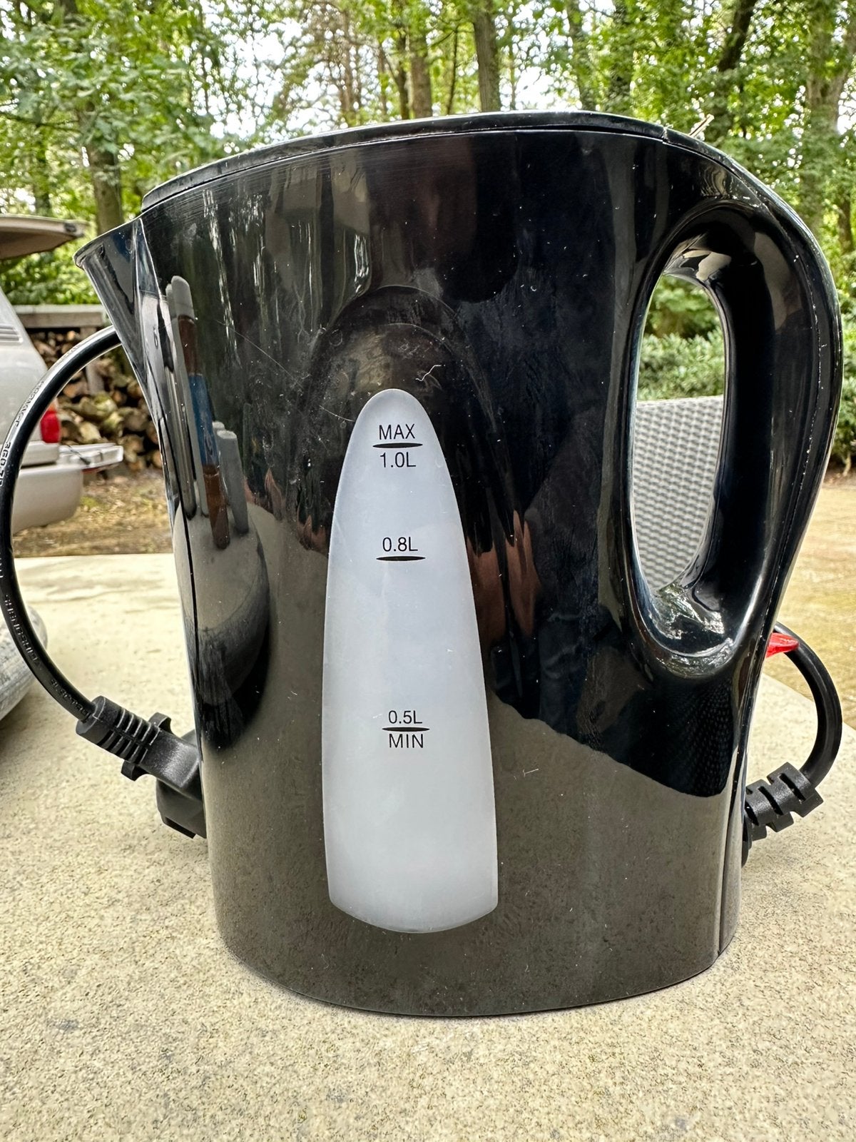 Waterkoker 1L camping/camper 1000W, Ophalen of Verzenden, Zo goed als nieuw