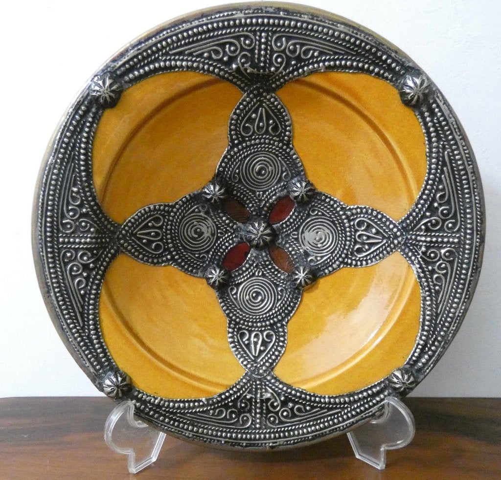 Decoratieve Marokkaanse Safi schaal [1566], Antiquités & Art, Enlèvement ou Envoi