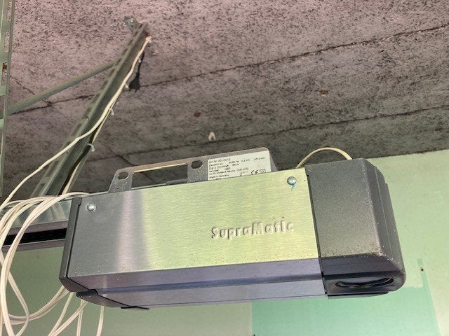 elektrische motor voor garagepoort, Ophalen, Gebruikt, 200 cm of meer, 200 cm of meer