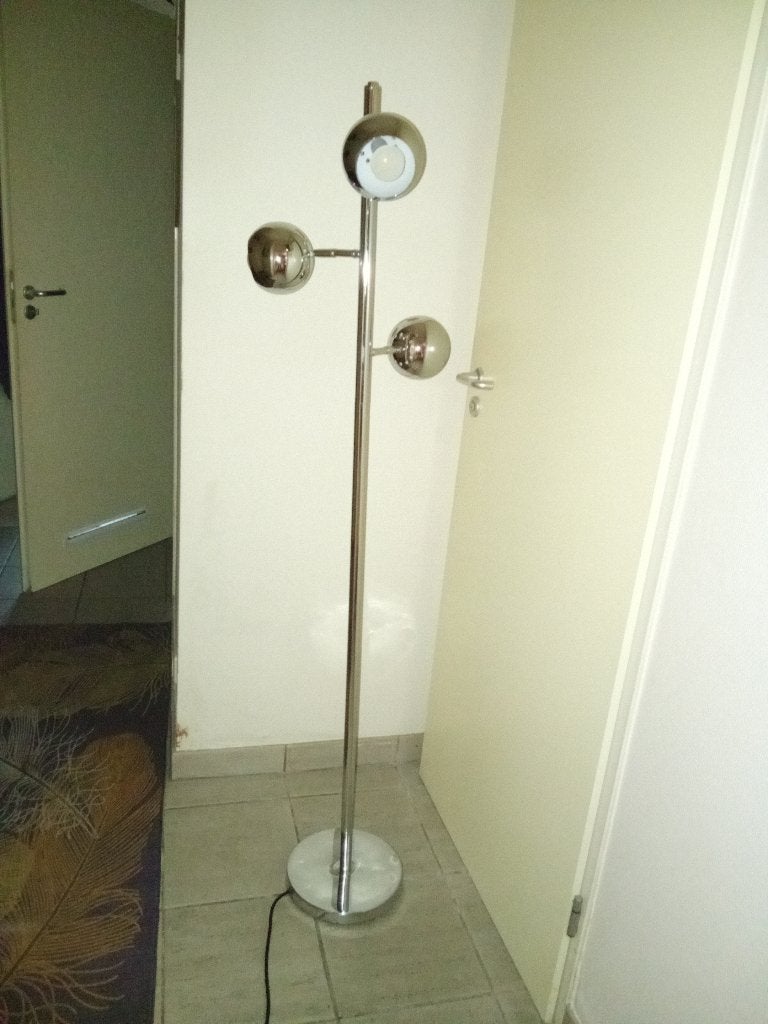 Lampadaire space age eyeball 1970, Huis en Inrichting, Ophalen, Zo goed als nieuw, Metaal, 150 tot 200 cm
