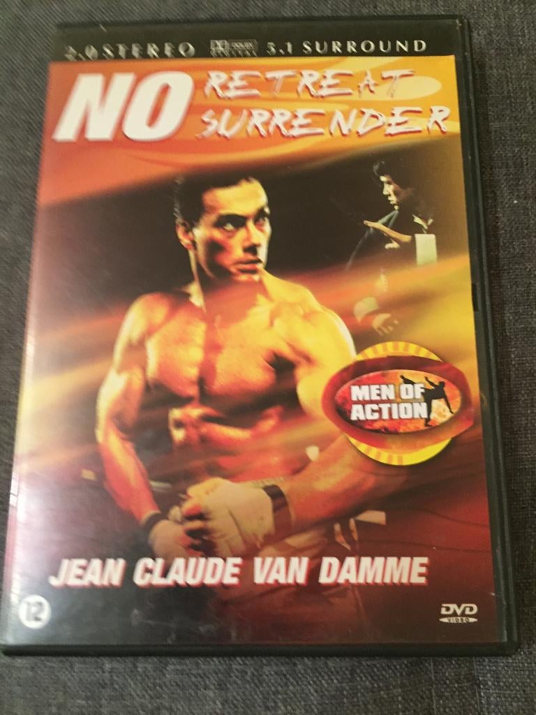 Dvd film Jean Claude  van Damme No retreat no surrender, Vanaf 12 jaar, Ophalen of Verzenden, Zo goed als nieuw, Martial Arts