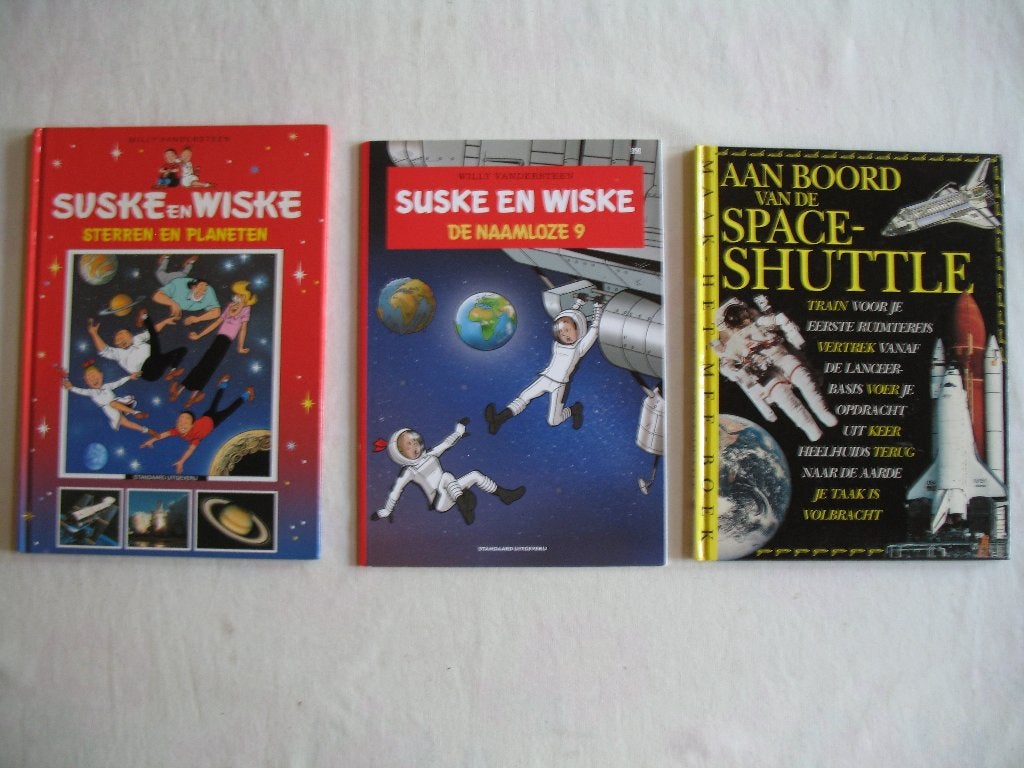 Suske & Wiske, in de ruimte + ruimteboek, Enlèvement ou Envoi