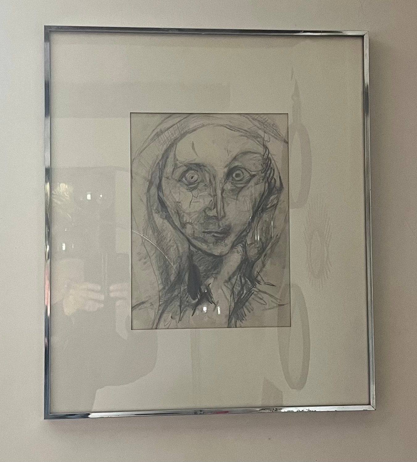 Dessin original encadré d Emile Alexandre, Antiquités & Art, Enlèvement ou Envoi