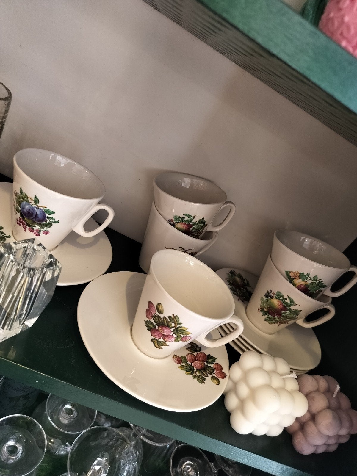 koffie tasjes, Ophalen