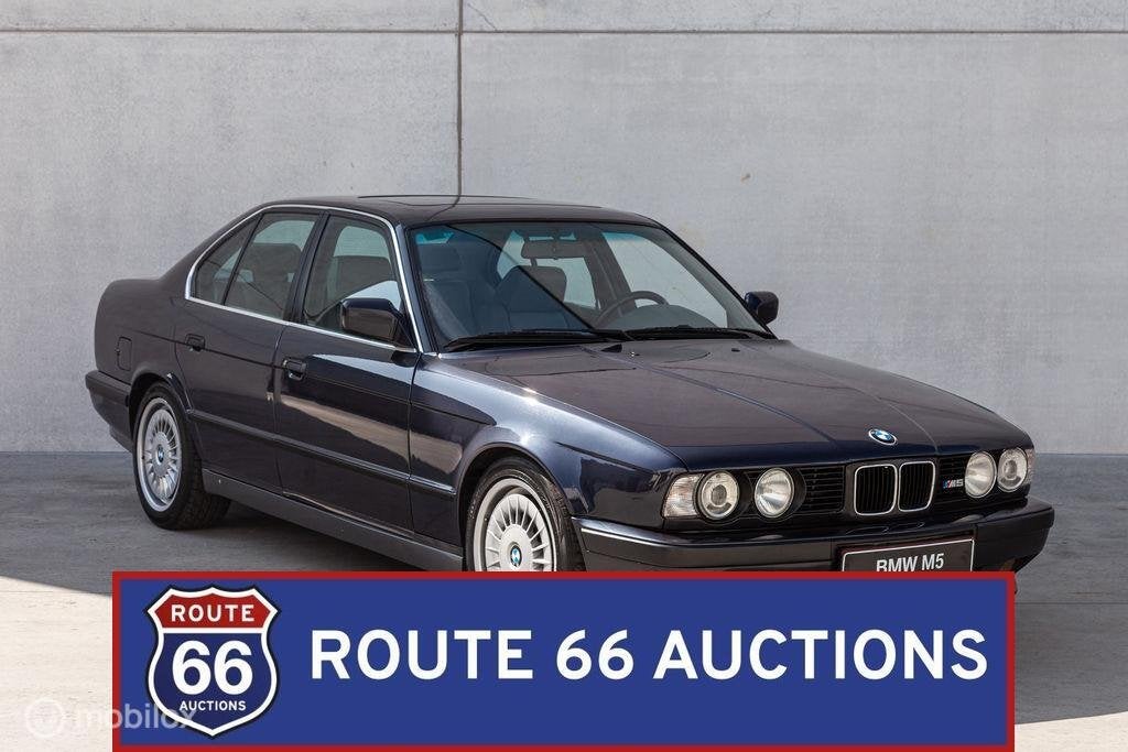 BMW M5 E34 | 1991 | Route 66 Auctions, Autos, Oldtimers & Ancêtres, Achat, Entreprise, Boîte manuelle, Autre carrosserie