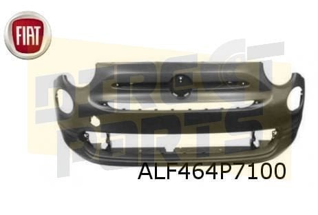 Fiat 500 voorbumper (versie GT) (te spuiten) Origineel! 	735, Neuf, -, Fiat, -