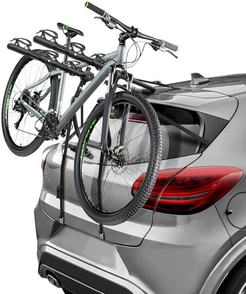fietsrek auto kofferklep, 3 fietsen of meer, Gebruikt, Brede banden, Achterklepdrager