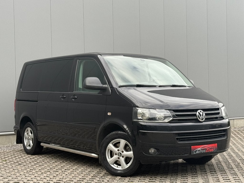 VW T5 Caravelle 2.0 CR TDi DSG 8-Zit Cruise Navi Garantie*, Auto's, 4 cilinders, Zwart, Bedrijf, Diesel