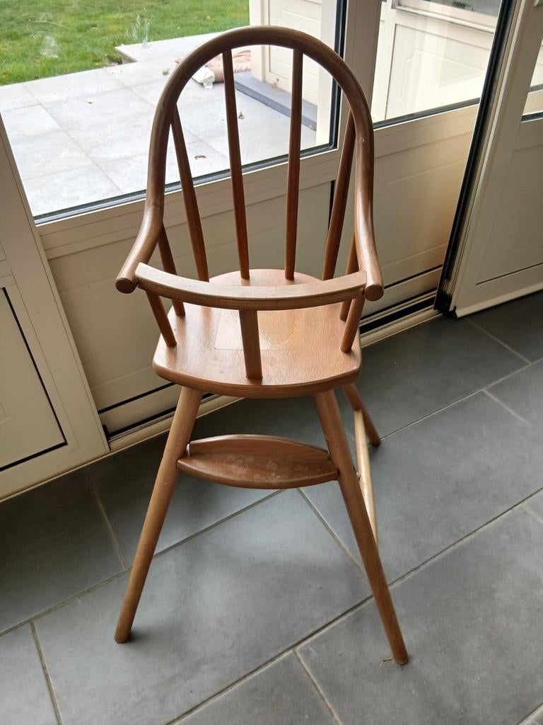 Retro kinderstoel, Kinderen en Baby's, Kinderstoelen, Ophalen, Zo goed als nieuw