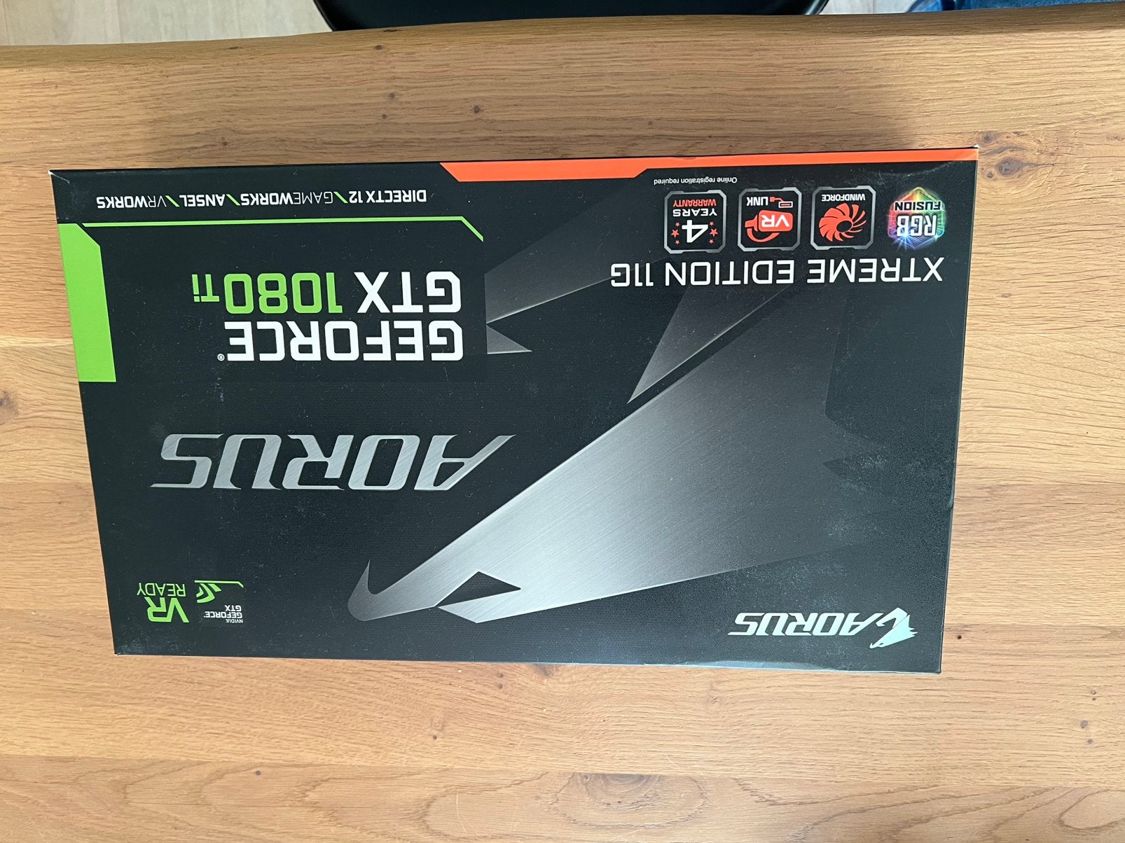 Gigabyte AORUS GeForce GTX 1080 Ti Xtreme Edition 11G, Computers en Software, Ophalen of Verzenden, Zo goed als nieuw