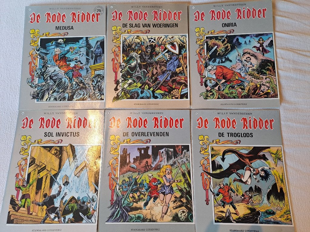 De rode ridder, Plusieurs BD, Enlèvement ou Envoi, Willy Vandersteen, Utilisé