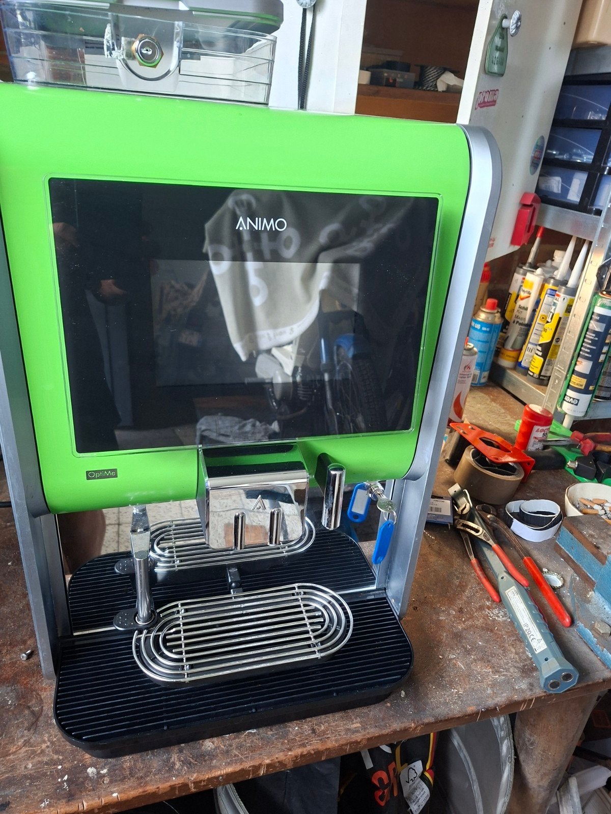 Koffiemachine Optime 21 Animo, Ophalen, Koffiemachine