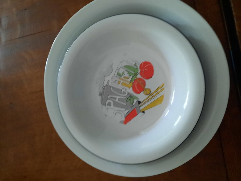 Service à spaghettis, Maison & Meubles, Cuisine | Vaisselle, Service complet, Enlèvement, Utilisé, Porcelaine