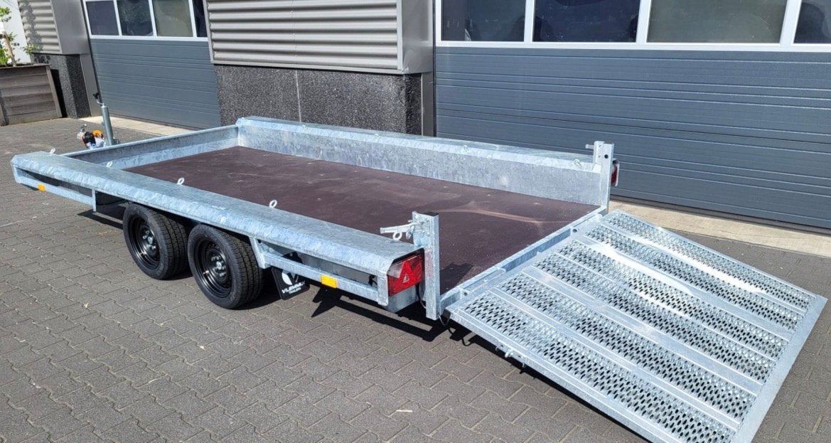 VLEMMIX Machinetransporter  300X150-3000KG, Auto diversen, Ophalen, Zo goed als nieuw