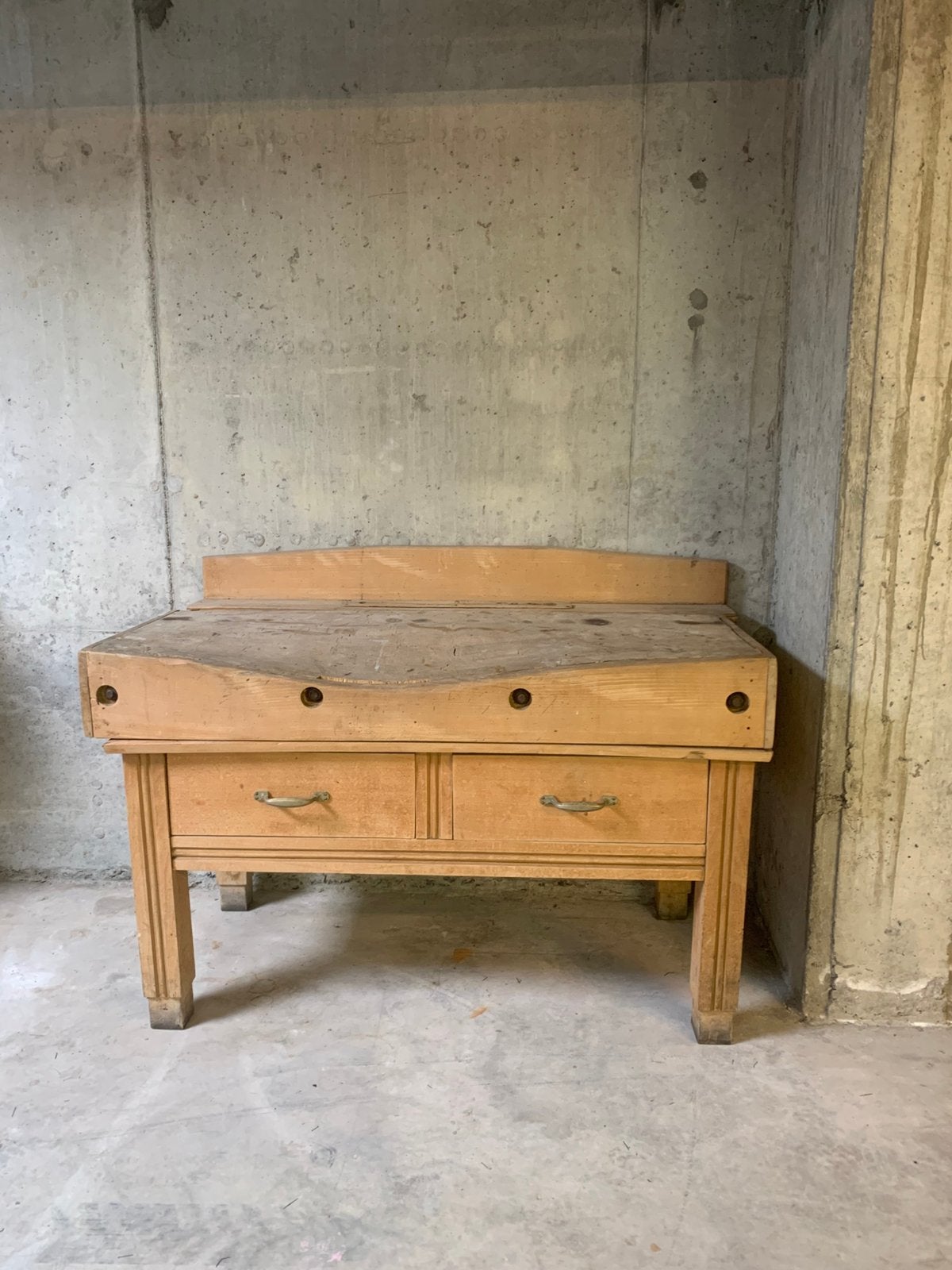 Véritable billot de boucher, Maison & Meubles, Enlèvement, Utilisé