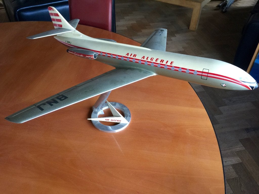 maquette caravelle"Air Algérie" '60  METEX 1/50, Enlèvement ou Envoi, Utilisé, 1:32 à 1:50, Autres marques