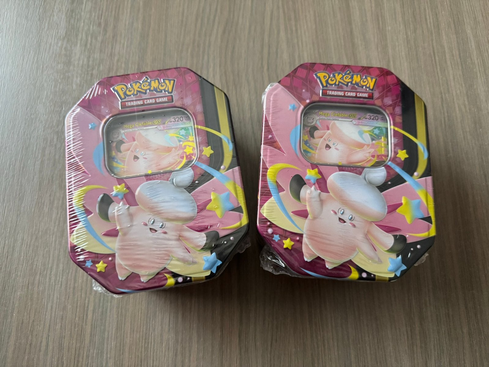 Pokemon tins Clefable Mega Moonlit SEALED, Ophalen of Verzenden, Nieuw, Meerdere kaarten
