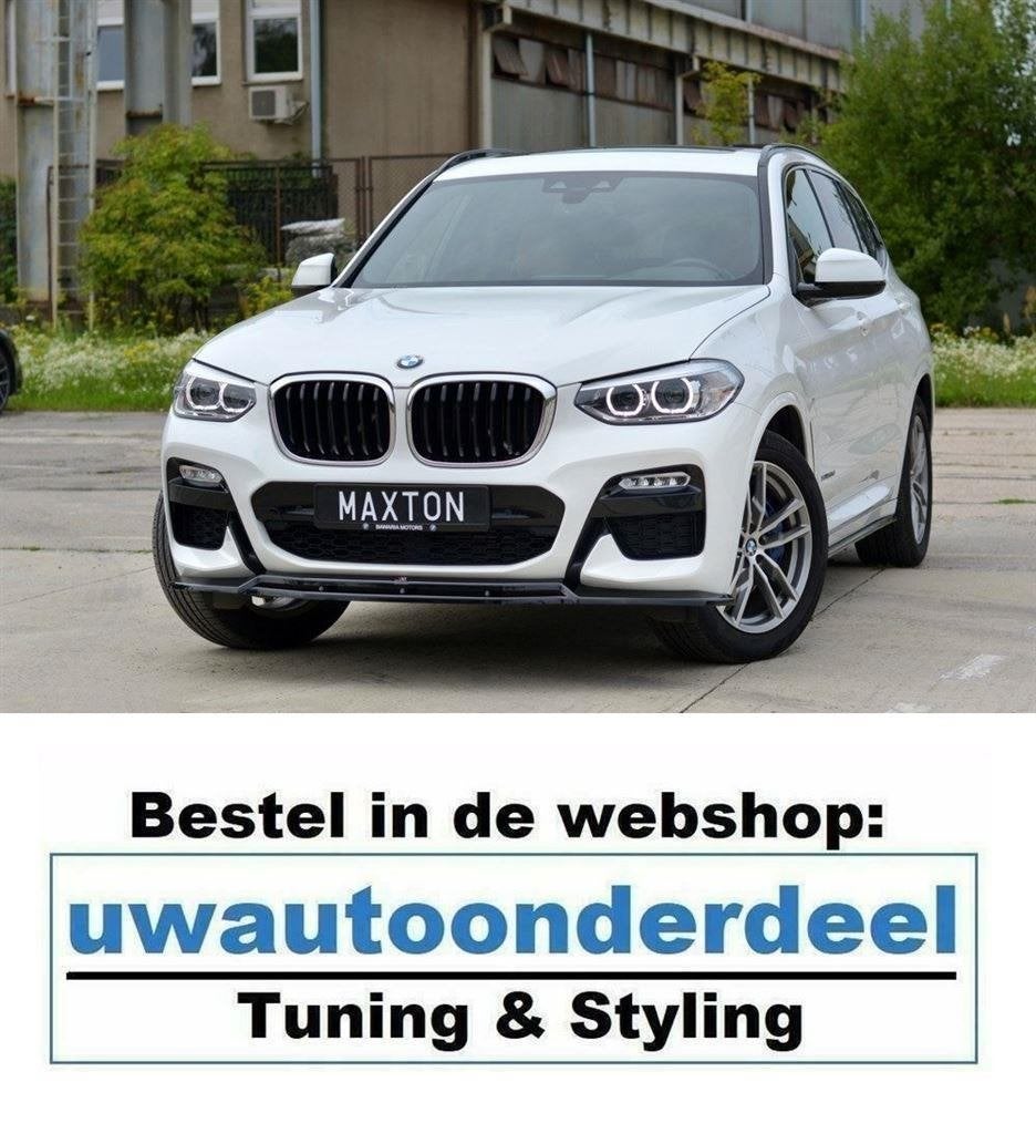 Maxton Design Spoiler Voorspoiler Lip Splitter Voor Bmw X3 G, Envoi