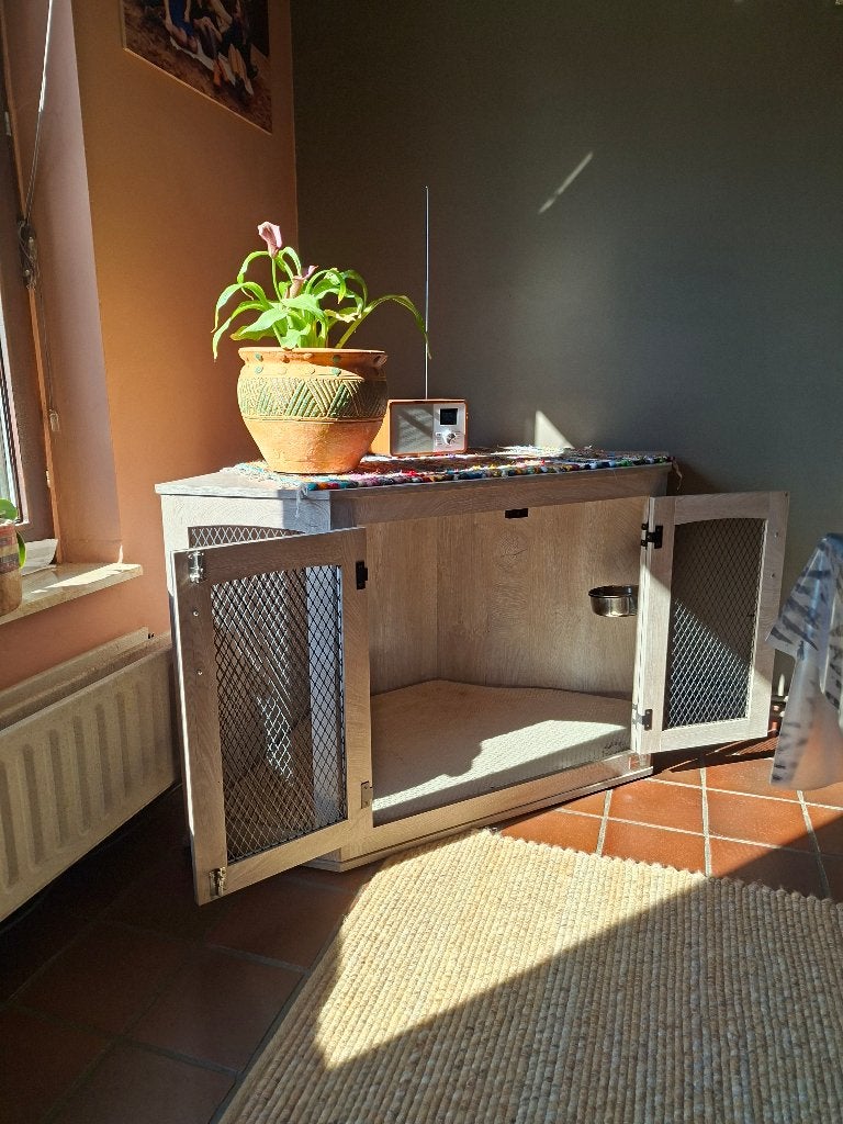 Meubelbenche voor middelgrote hond, Dieren en Toebehoren, Overige Dieren-accessoires, Ophalen, Zo goed als nieuw