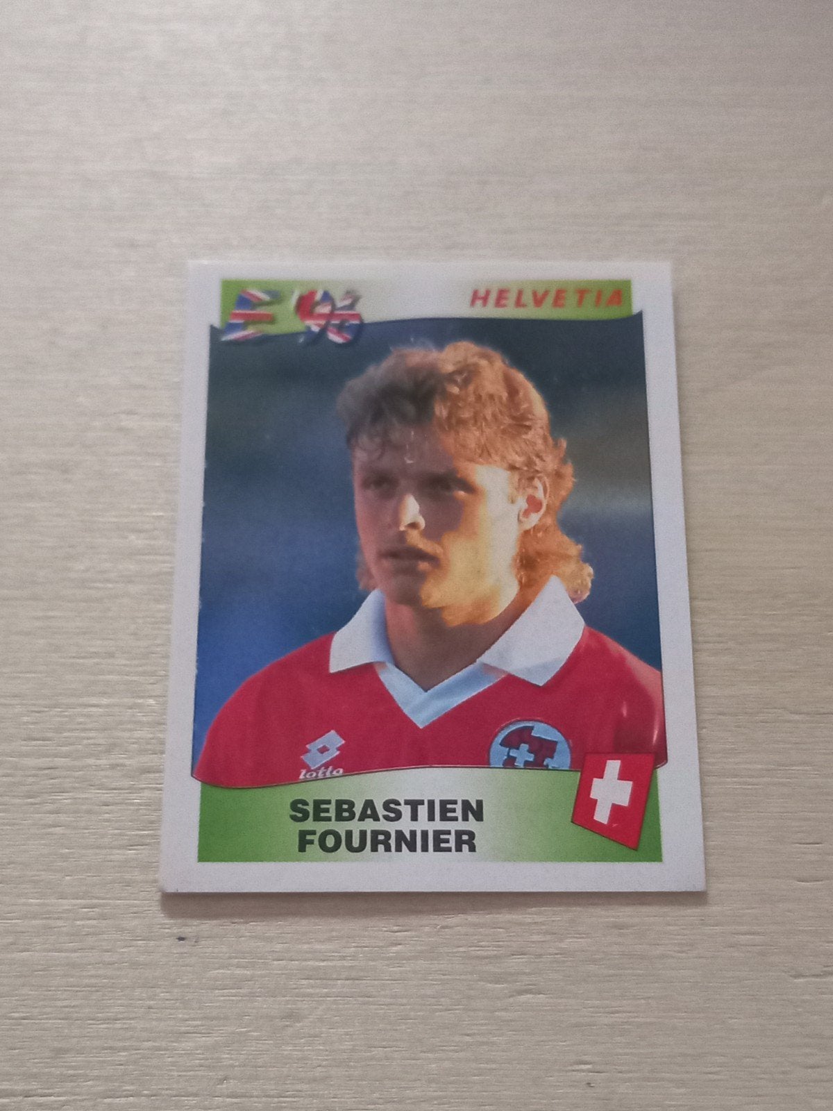 Panini Euro 1996 - nr. 65 - Sebastien Fournier, Ophalen of Verzenden, Nieuw, Sticker